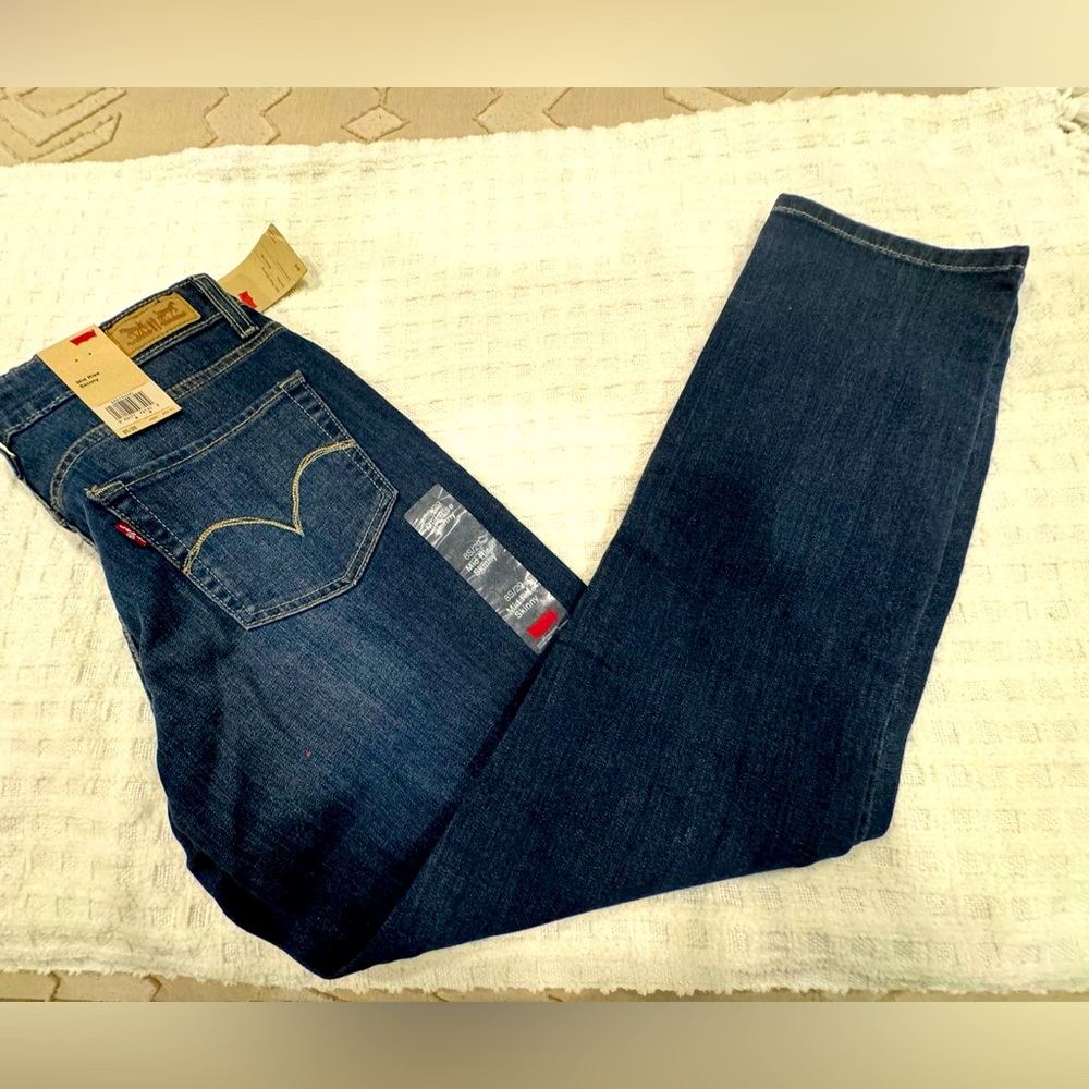 NWT Levi’s Mid-Rise Skinny Jeans - Picture 1 of 8